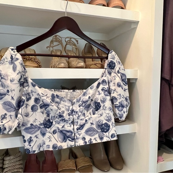 Cider Tops - Cider Floral Crop Top